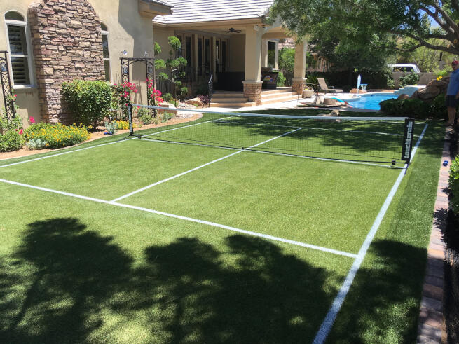 Oakley Backyard Pickleball Court